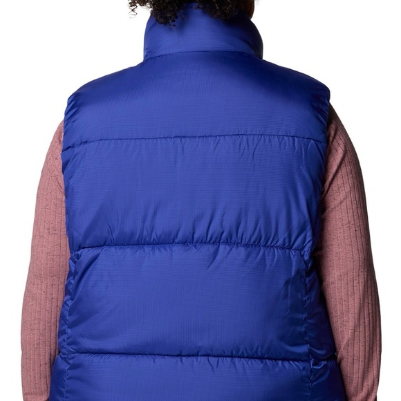Columbia Blue Insulated Water Repellent Gorpcore Puffect Puffer Vest 3X NWT - Picture 11 of 12